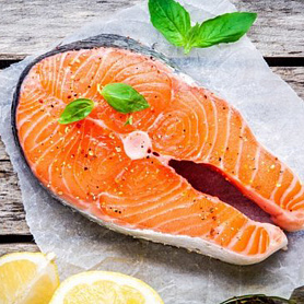 Замовити стейк з лосося / Люкс кафе / доставка їжі Винники