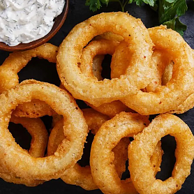 Кільця цибулеві / Люкс кафе / замовити їжу