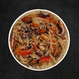 Удон з морепродуктами /Люкс кафе замовити їжу Борщовичі